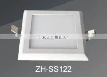2016 12w Led panel light 2 years Warranty aluminum body100V-240V