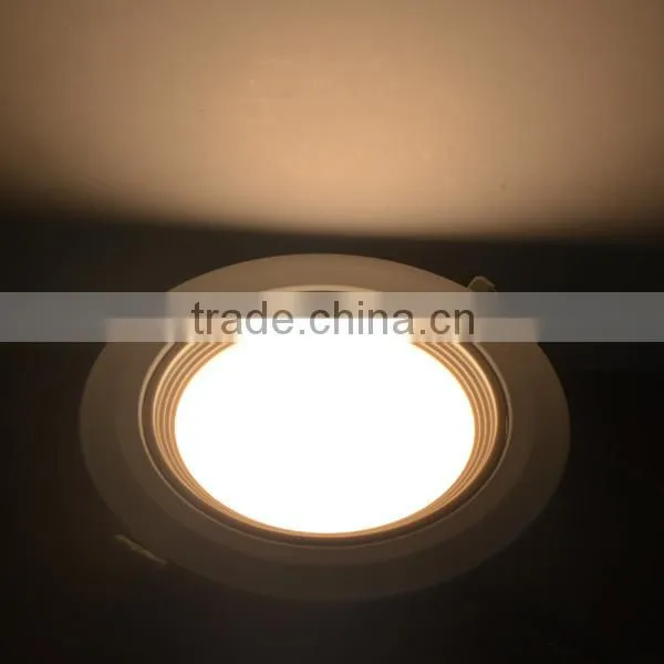 Correlated color temperature changeable led downlight 8inch 20W by switch