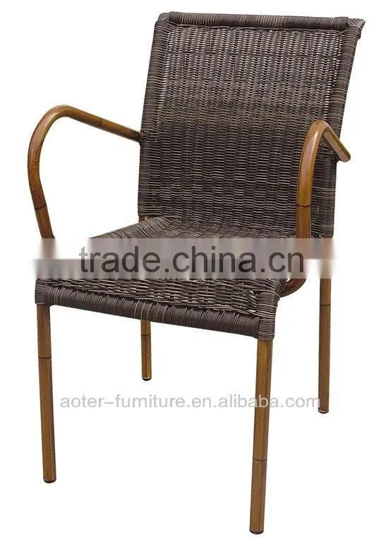 Aluminum frame plastic garden chair