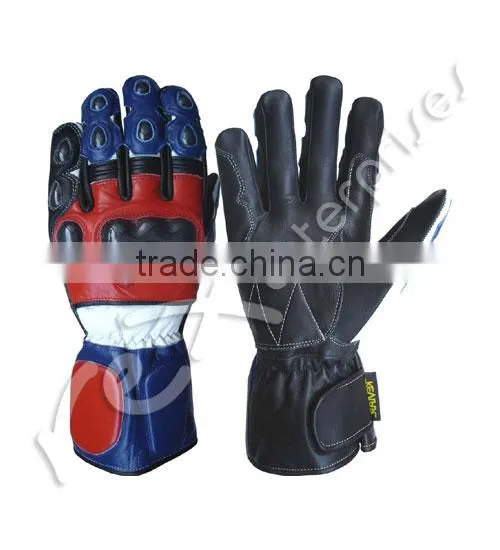 Leather Motorbike Motorcycle Racing Sports Gloves