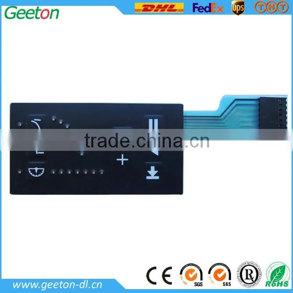 2013 High Quality Polyester LED And Metal Dome Membrane Switch Keypad
