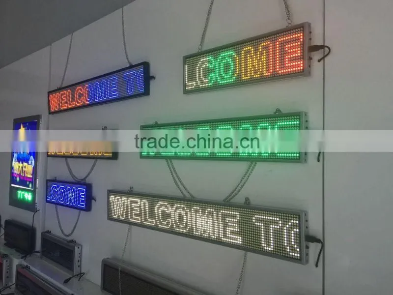removeable led display led message screen sign board mini hotel led sign