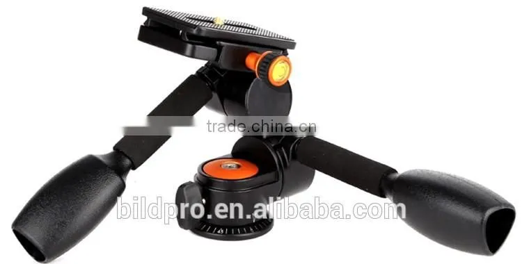 BILDPRO 1.8m Professional Tripod Head Duty Stand DV Tripod 360 Fluid Pan Head