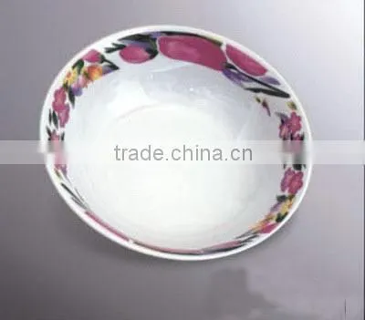Dishwasher safe porcelain white salad bowl food safe bowl
