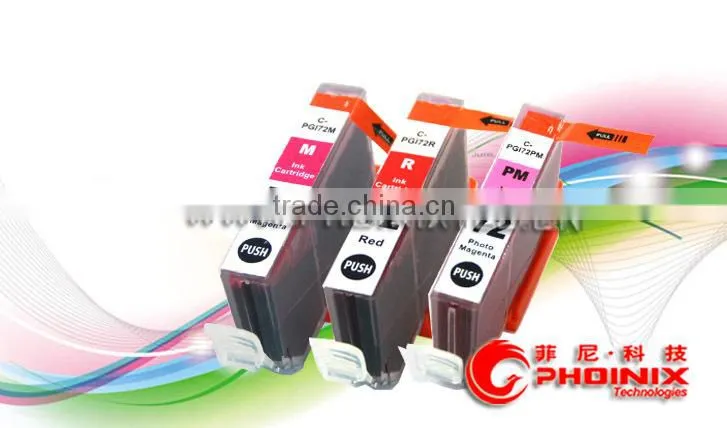 PGI-72 ink cartridge Compatible for Canon PIXMA PRO-10 inkjet printer