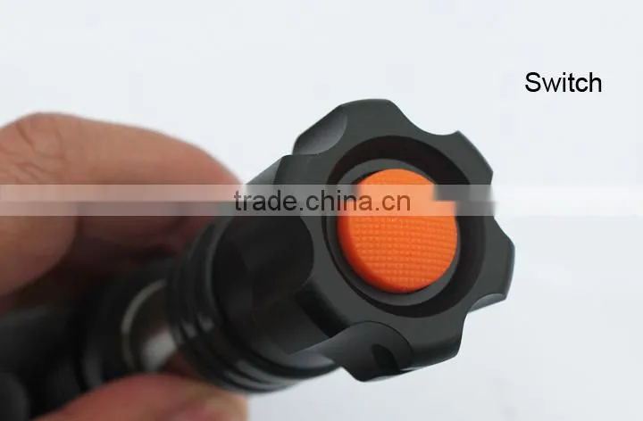 GOREAD Y11-D High bright t6 led flashlight rechargeable Light