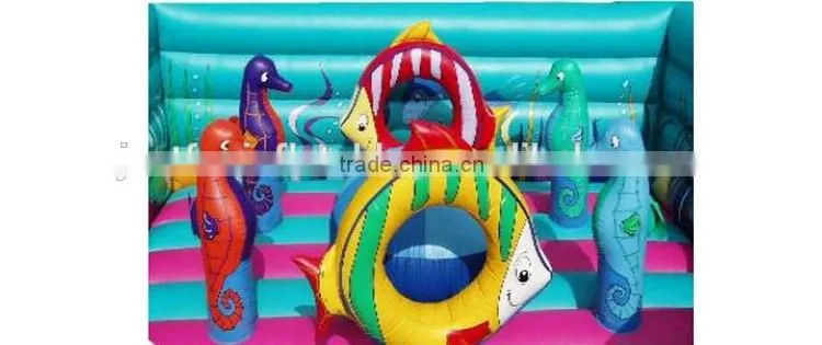 inflatable under the sea children bouncy castle, inflatable playground on sale for toddler