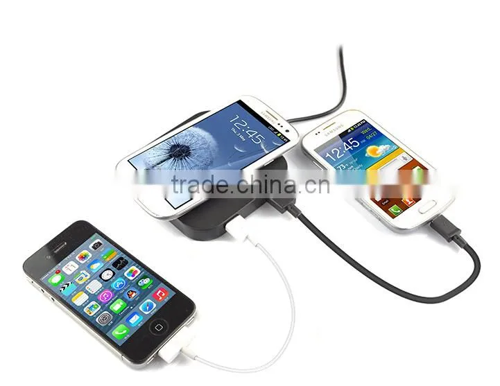 Pretty appearance mobile phone charger, fast charging USB charger for ipad, wireless charger for iphone/ipad/most custom devices