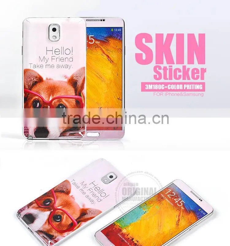 New arrival !!! Cartoon vinyl skin sticker for iphone 5c cover