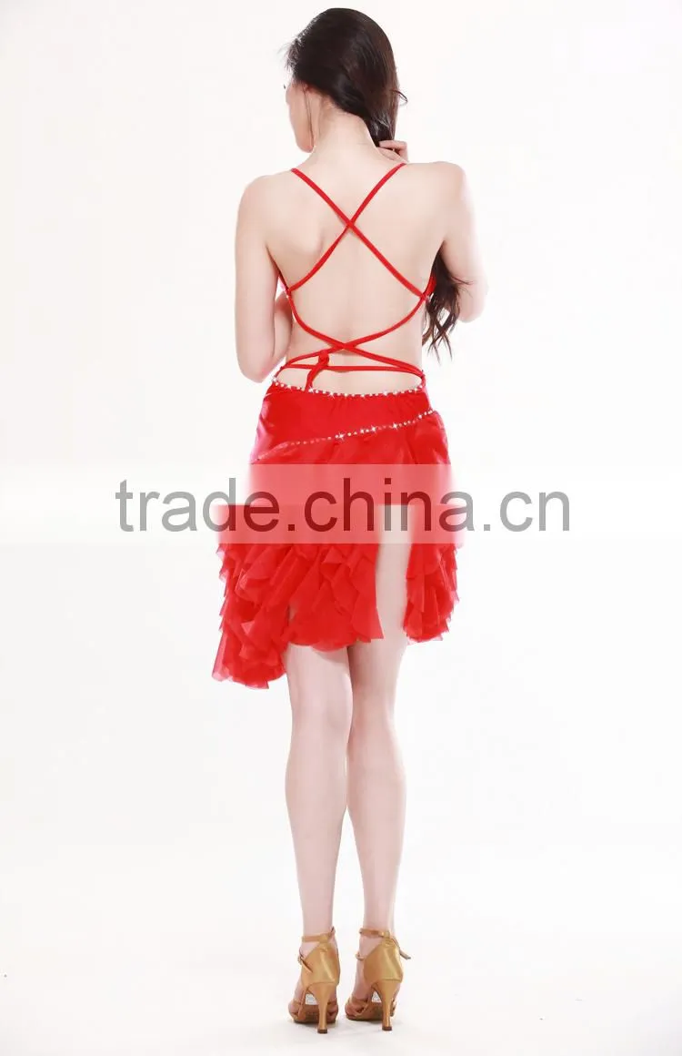Sexy Latin Women's belly dance dress costume for performance (QC2096)
