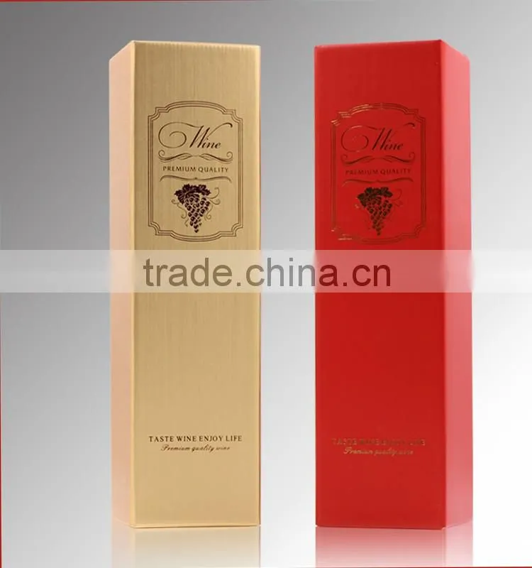 manufacturer custom cardboard paper wine box