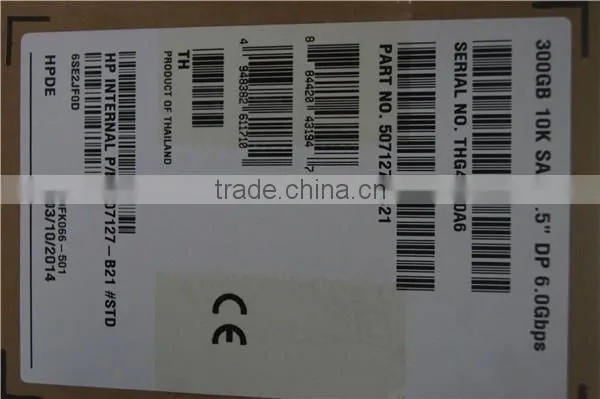 507127-B21 300GB 6G 10K 2.5 inch DP SAS server Hard Drive