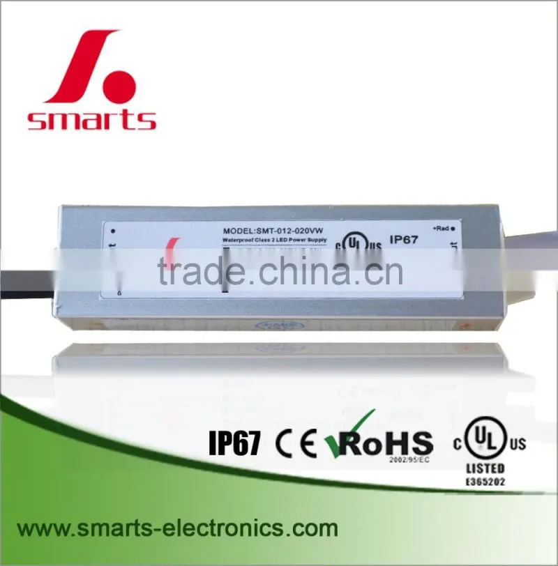 Constant voltage led driver 12v 20w for led lights