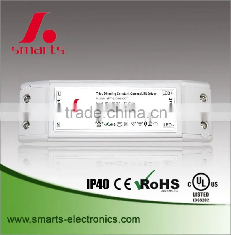 350ma 10w constant currrent triac dimming led driver