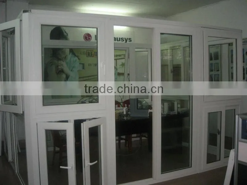 ventilation lock PVC window ,fashion casement windows