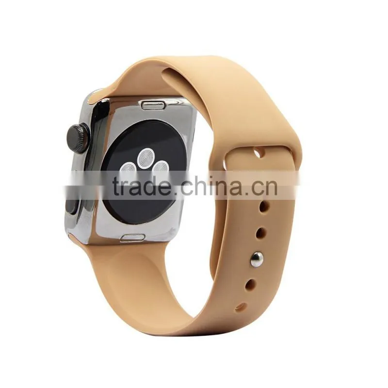 Silicone Band For Apple Watch 42mm/38mm silicone band With Connector Adapter