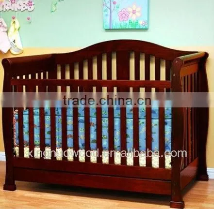 XN-LINK-B07 Wooden foldable baby cot