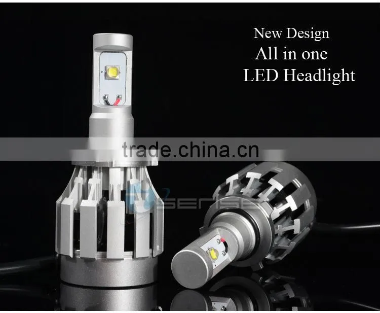 Promotion! 6500k pure white12 volt/24 volt led car headlight kit auto parts hongkong