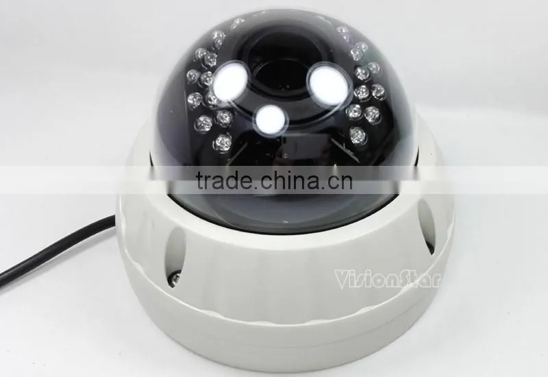 Weatherproof vandalproof dome type 1080p full hd ip camera cctv system