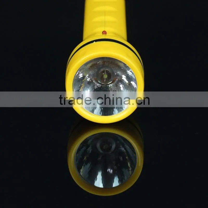 Solar Led Torch Flashlight Electronic Plastic Flashlight