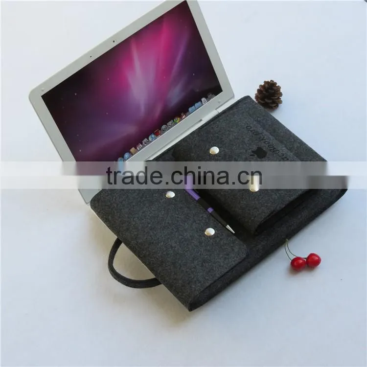 Fashional felt sleeve laptop sleeve Case Bag,wool felt sleeve felt Material