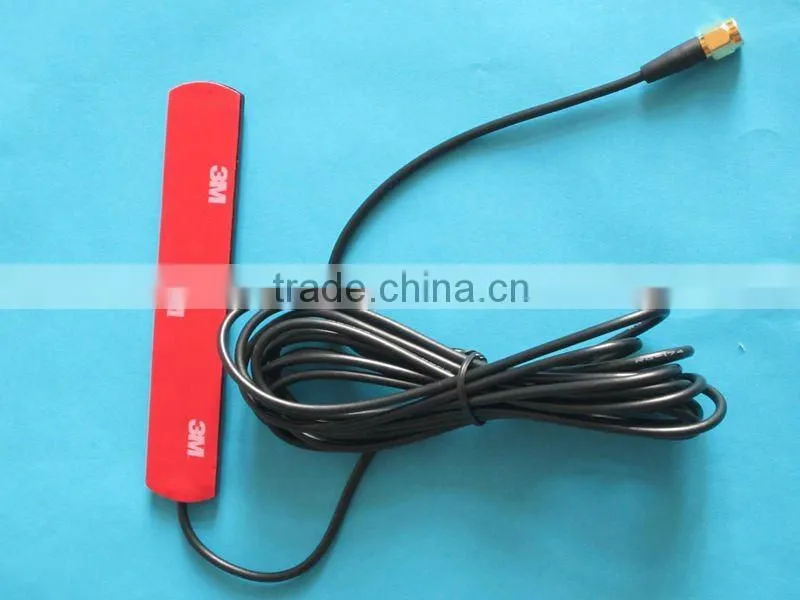 GSM Car Anti-theft Device Patch Antenna with RG174 Cable and SMA Connector(Customized)