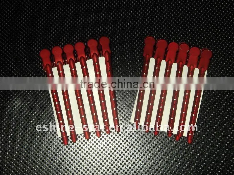 salon metal hair clip -stainless steel