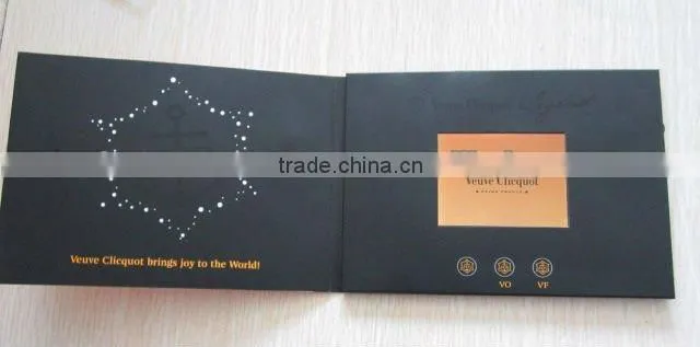 High Quality LCD Invitation Video Greeting Card for Sale