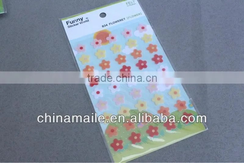 Alphabet felt sticker