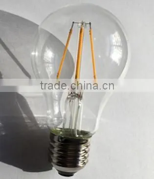Replacement for 40W incandescent bulb GLS 4W A60 led Filamenbt bulb B22