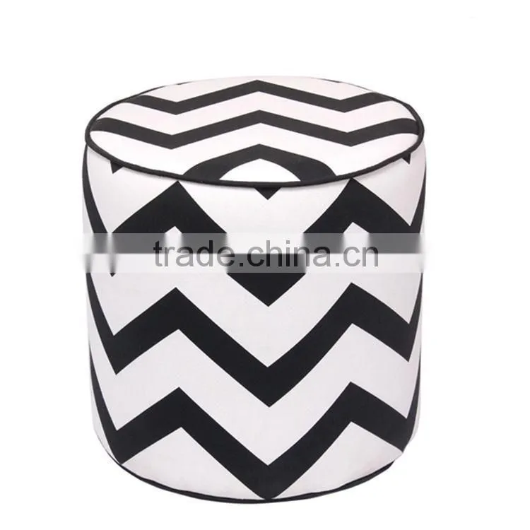 fashion moroccan pouf wooden bar stool