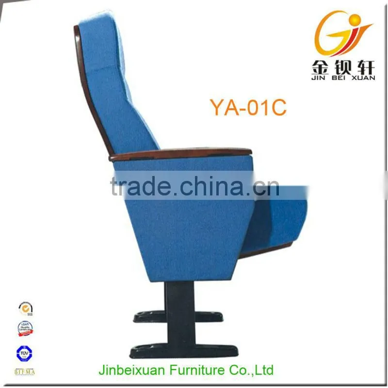 Wholesale price blue fabric meeting hall chair