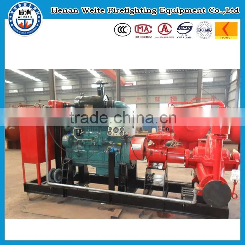 Firefighting fixed diesel water pump,fire motor pump