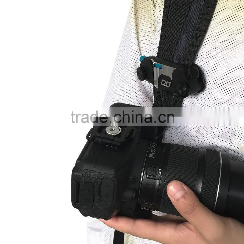 Multiple functional backpack belt clip for Go Pro, quickdraw belt buckle for DSLR camera