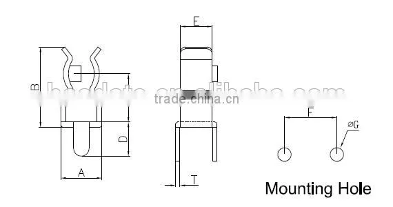 Auto Brass Fuse holder