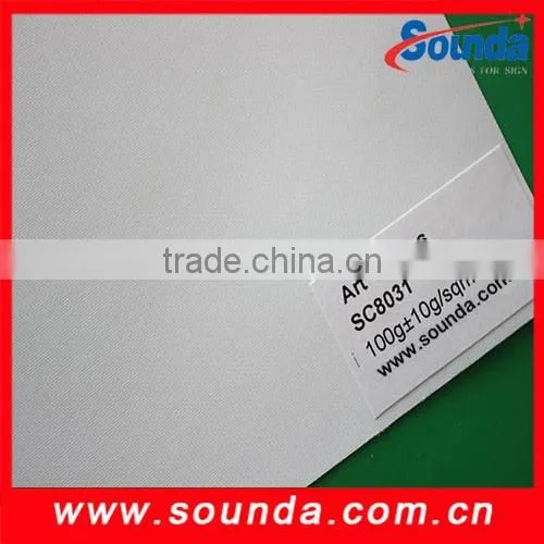 100% SC8031Art Canvas Fabric polyester 150D*150D 100G
