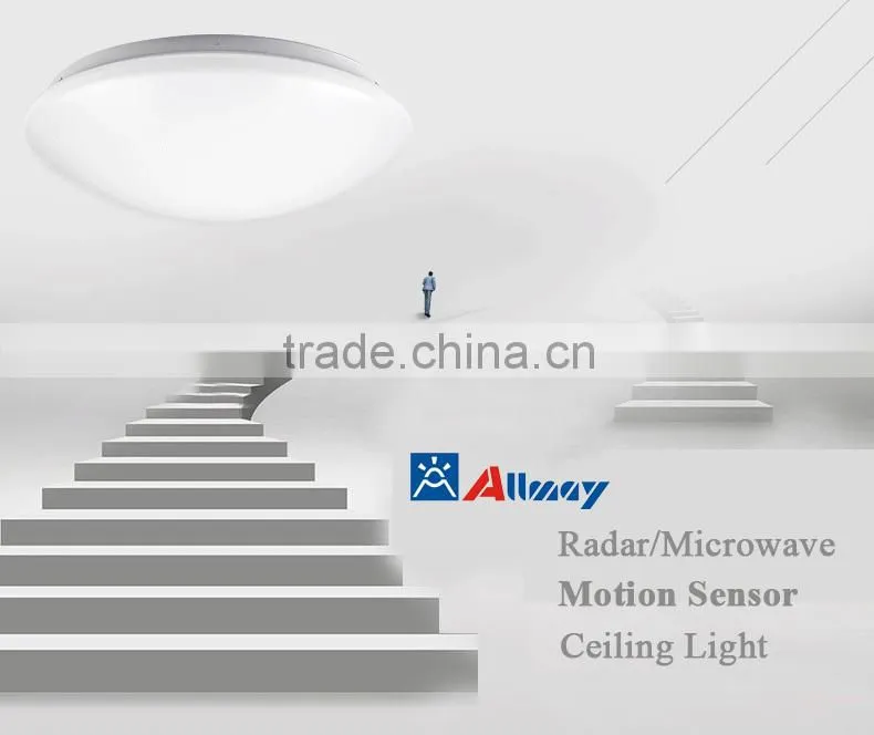 2015 Incremental innovation led ceiling light with motion sensor gradually chargeable sensor led ceiling panel lamp sensor led