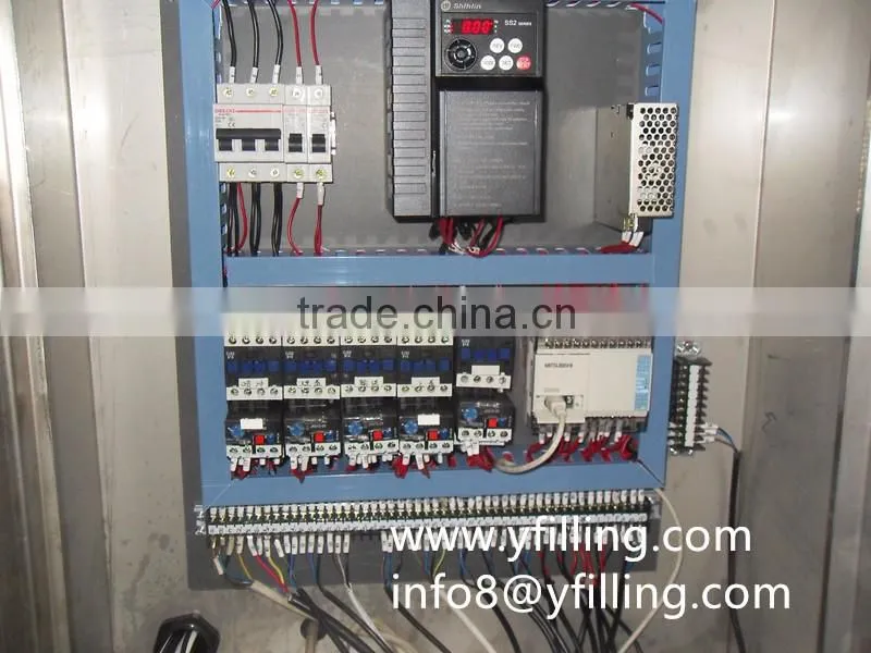 paper/plastic label wet melt glue labeling device