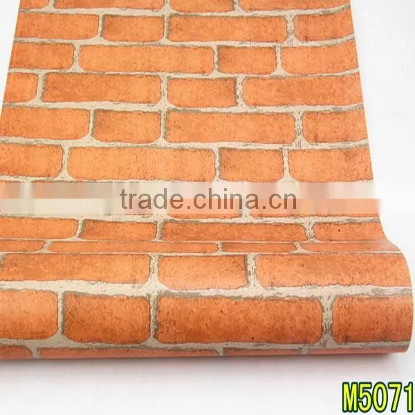 waterproof Self adhesive wall wallpaper for the bedroom study room restaurant