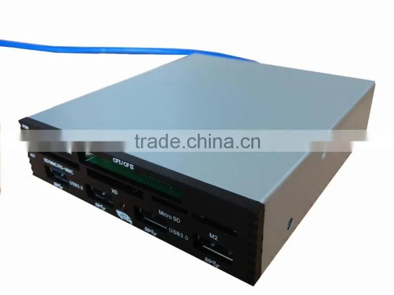 PCI-E 3.5" Internal Multi Memory Card Reader with 4 USB 3.0 Ports Combo HUB
