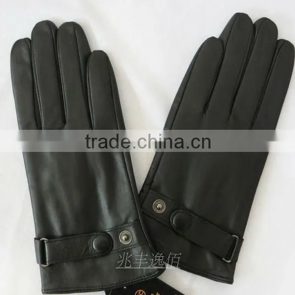 men wholesale christmas gloves with leather motorcycle