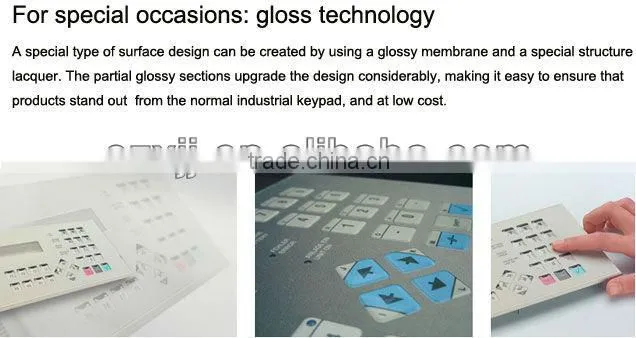 Shenzhen factory rapid production small quantity and sample membrane switch,keypad,Label,graphic overlays panel