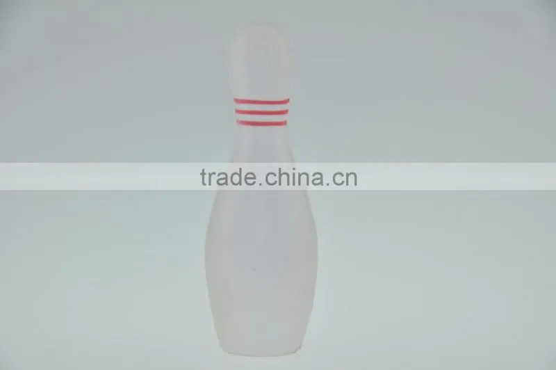 Promotional PU soft bowling stress ball toy set for kids