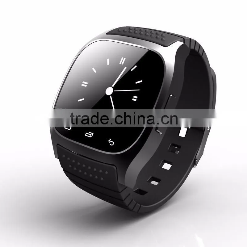 Waterproof Smartwatch M26 Bluetooth Smart Watch With Led Alitmeter Music Player Pedometer For Apple Ios Android Smart Phone