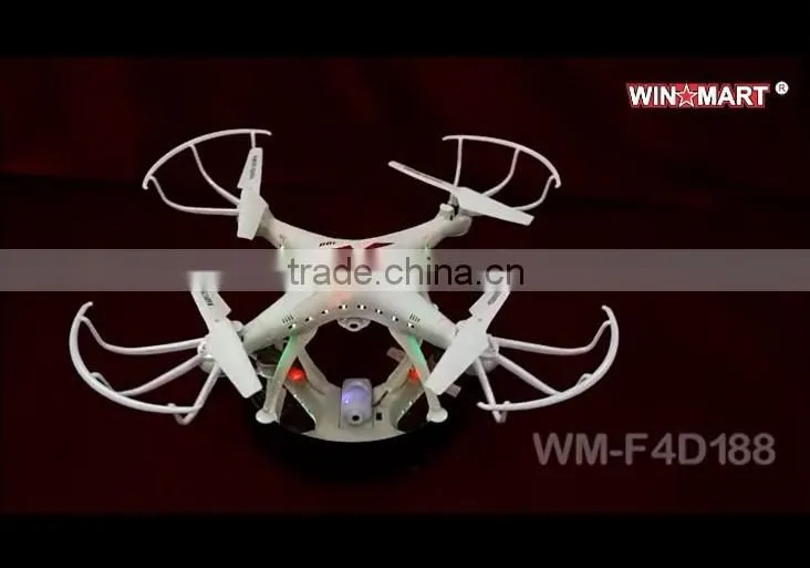 2.4G 4ch 6 axis rc airplane drone quadcopter with led light factory price