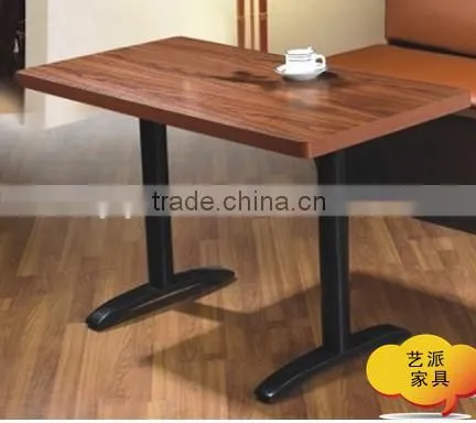 Durable powder coated long rectory cast iron dining table base F29