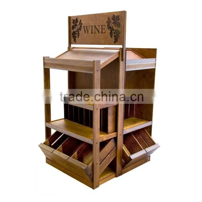 China Factory Made Custom Design High Quality Wooden Wine Racks