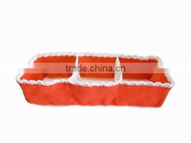 High quality best selling polypropylene Yarn Crochet woven basket made in Vietnam