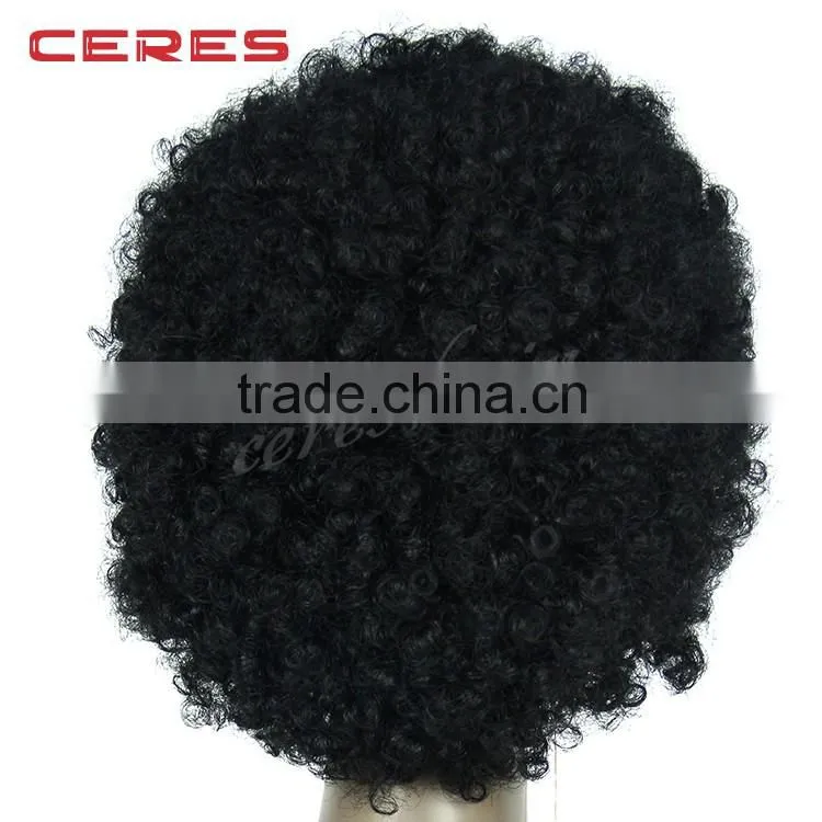Short Kinky Curly Human Hair Wig, Low Price Curly Wig for Black Women In Stock