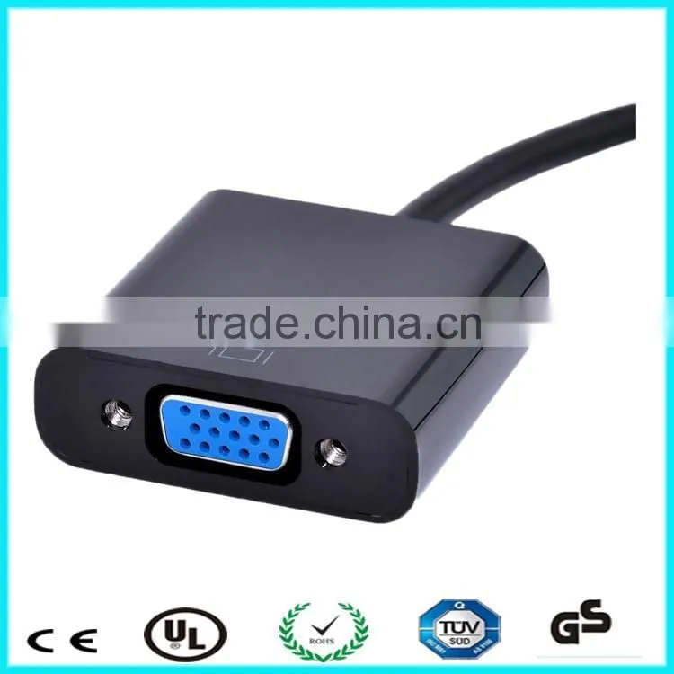 Support 1080 P HD hdmi to vga cable hdtv video converter